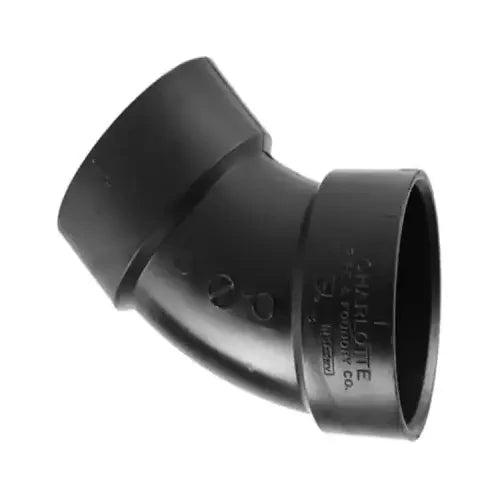 CHARLOTTE PIPE Charlotte Pipe ABS 00321 0800HA 2 in hub x hub 45 deg ABS elbow (1/8 bend)