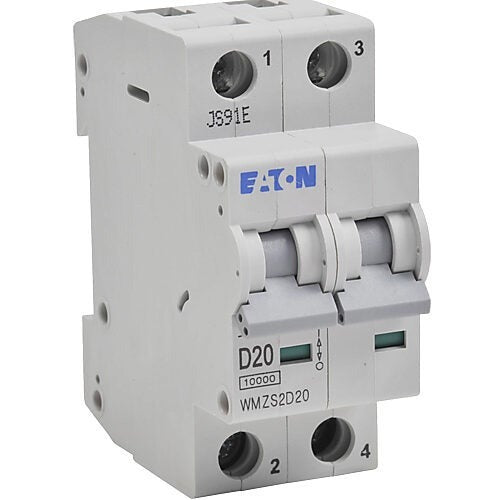 EATON Eaton WMZS2D20 Miniature Circuit Breaker 20 Amp (2 Pole) FAZ-D20-2