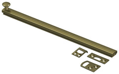 DELTANA Deltana 12SBCS5 Surface Bolt 12 in Concealed Screw Antique Brass