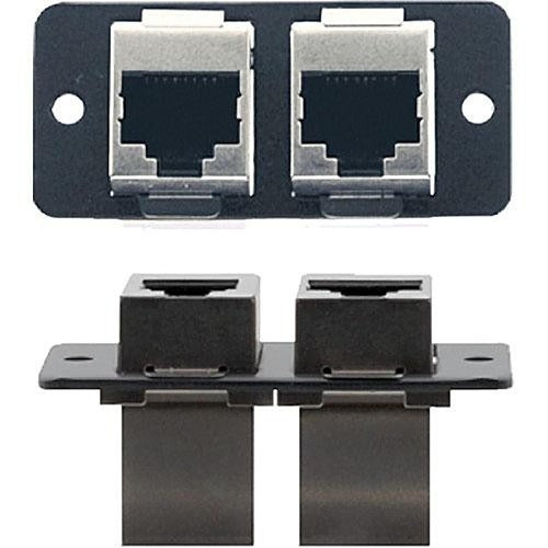 KRAMER Kramer Electronics 85-1002099 Dual RJ45 Wall Plate Insert