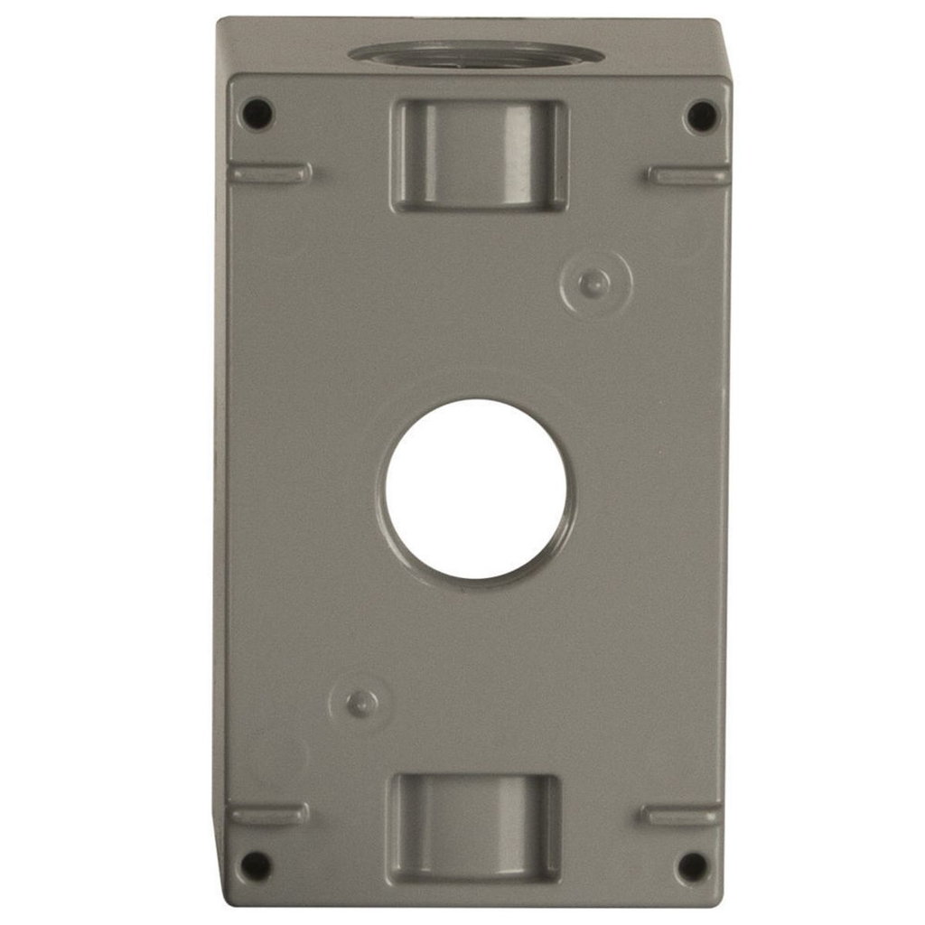 BELL BELL 5386-0 BOX OUT WP 3 1 3/4IN THD NEMA 3R V GRA