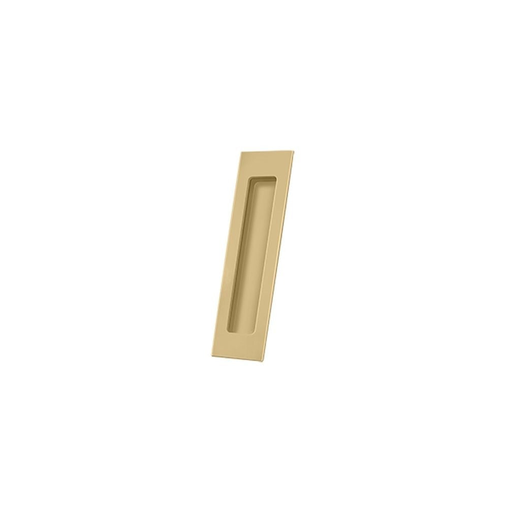 DELTANA Deltana FP7178U4 Flush Pull Rectangular Solid Brass Brushed Brass