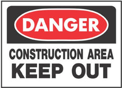 HILLMAN Hillman Fasteners 842054 Construction Danger Sign 10x14
