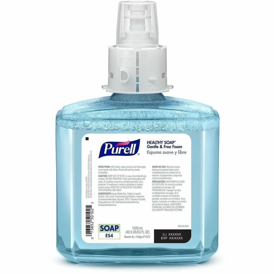 GOJO Gojo GOJ507202 ES4 Healthy Soap Gentle & Free Foam Refill 1200 mL (2/Carton) 5072-02