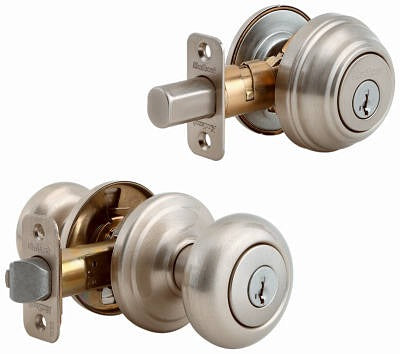 KWIKSET Kwikset 991J 15 Smt Cp K4 Knob Deadbolt Combo Pack