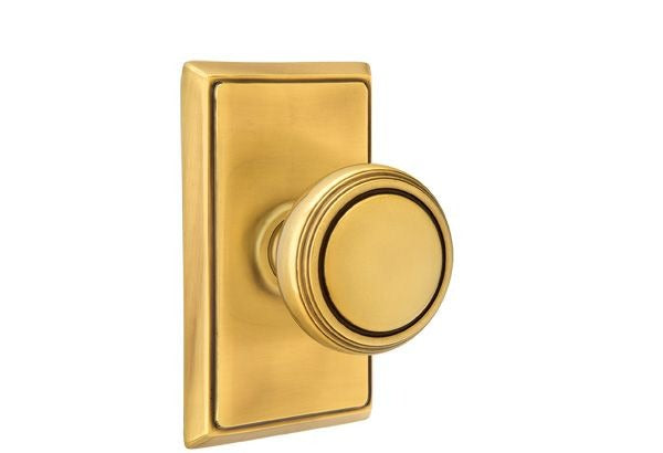 EMTEK Emtek 8121NWUS7 Norwich Knob Passage Set French Antique Brass