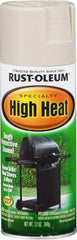 RUST-OLEUM Rust-oleum 7716-830 High Heat Spray Paint Silver Flat 12 Oz