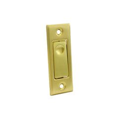 IVES Ives 42B4 Pocket Door Bolt Solid Brass Satin Brass
