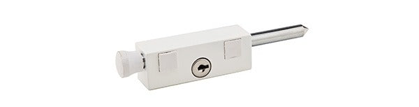 EMTEK Emtek 206016 Keyed Patio Bolt White Finish