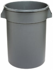 CONTINENTAL INDUSTRIES Continental 3200GY 32 Gal Round Trash Can Gray