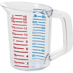 RUBBERMAID Rubbermaid FG321500CLR Polycarbonate Measuring Cup 1 Pt