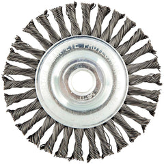 NORTON Norton 66252839036 Wheel Brush 4 in Stringer Bead Carbon Steel