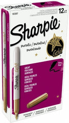 SHARPIE Sharpie 1823887 Metallic Gold Fine Point Permanent Marker