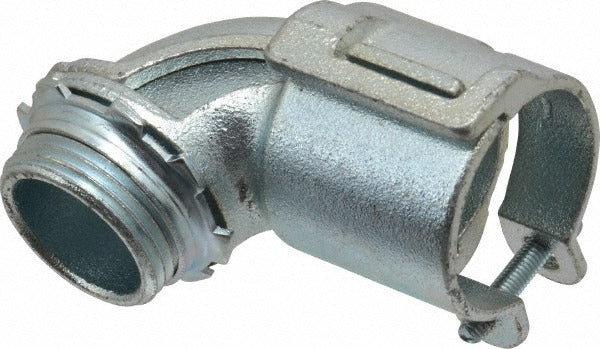 THOMAS & BETTS Thomas Betts 273TB Fmc Conduit Connector 1 Inch 90 Degree