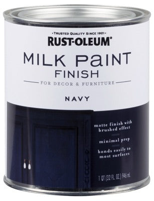 RUST-OLEUM Rust-oleum 331051 Milk Paint Finish 30 Oz Navy
