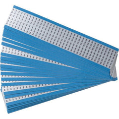 BRADY Brady WM-8-SC-PK Wire Marker 0.75 in H x 0.25 in W Legend 8 (Pack of 25 Sheets)