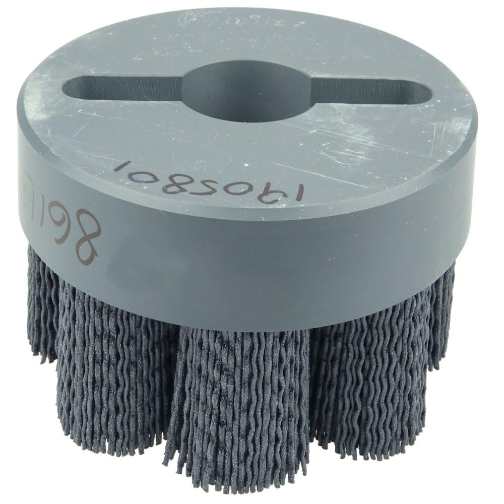 WEILER Weiler 86113 Ceramic Crimped Disc Brush 4 in 120 Grit