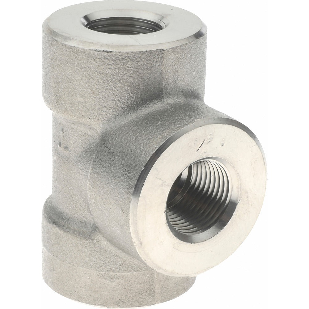 MERIT BRASS Merit Brass 3606D-06 Pipe Tee 3/8 in 3000 Psi 316 Ss