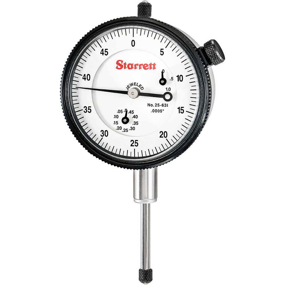 STARRETT Starrett 53304 Dial Drop Indicator 0-1 in 0.0005 Grad