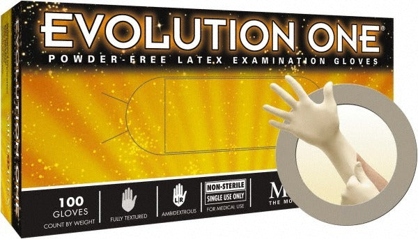 ANSELL Ansell EV-2050-L Latex Disposable Gloves Large 5.5 Mil 100 Pack
