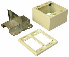 WIREMOLD Wiremold V2444D-2A Rectangular Raceway Box 2-gang Ivory