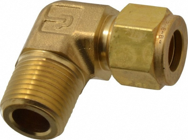 PARKER Parker 8MSEL8N-B Compression Male Elbow 1/2 in Brass