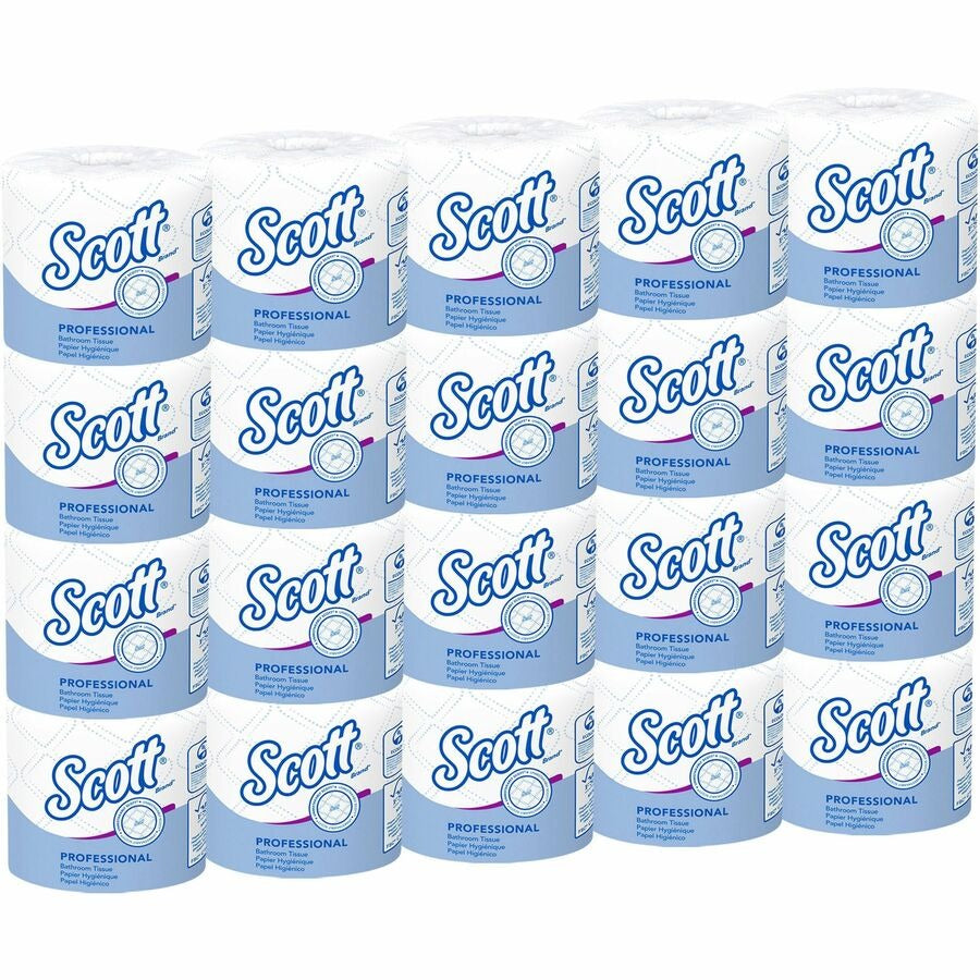 KIMBERLY-CLARK Kimberly-Clark KCC13607 Scott Professional Standard Roll Toilet Paper 550 Sheets/Roll (20 Rolls/Carton) KCC09021