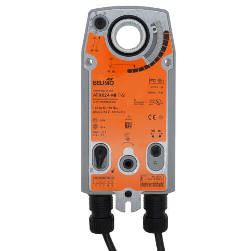 BELIMO Belimo AFRX24-MFT-S Valve Actuator 24V Spring Return Multi-Function