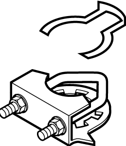 SCHNEIDER ELECTRIC AM-687 WALL BRACKETS & PARTS