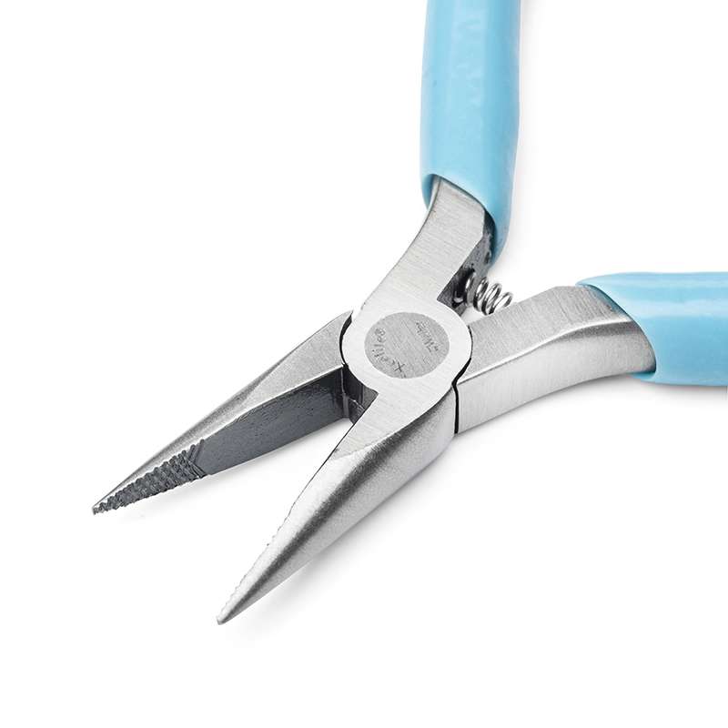WELLER Xcelite L4VN ESD Cushion Grip Midget Needle Nose Plier with Serrated Jaw, 4 in Long