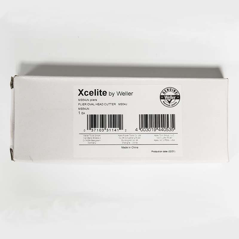WELLER Xcelite MS54JN ESD-Safe Oval Head Diagonal Flush Cutter with Cushion Grip Handles 4 in Replacement MPN