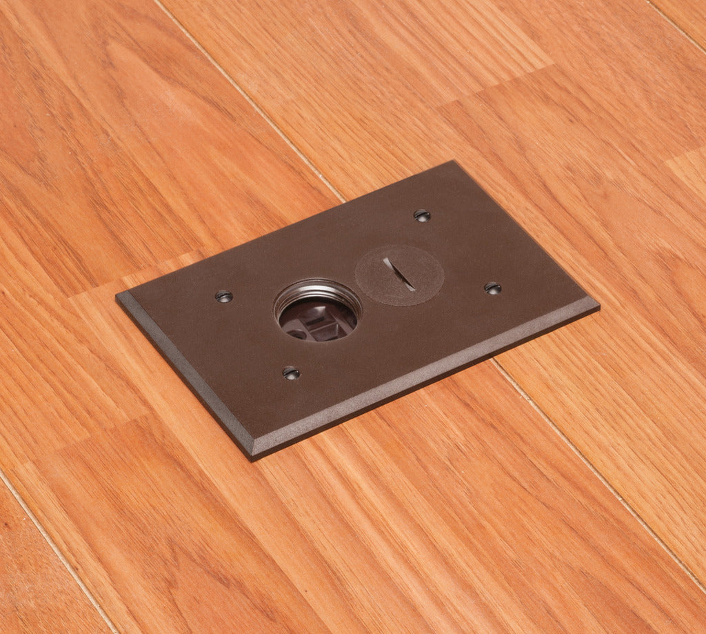ARLINGTON Arlington FLBR101BR Non Metallic Box With Metal Covers 20 Cubic Inches