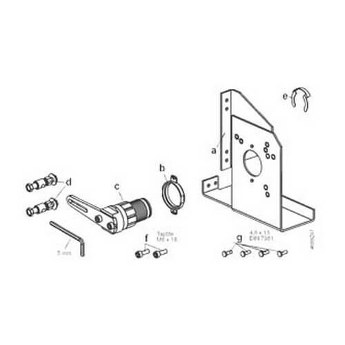 SIEMENS Siemens ASK71.11 Duct & Frame Mount Kit
