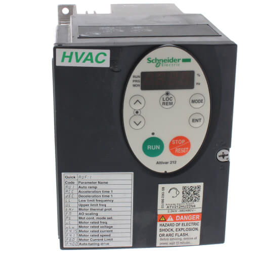 SCHNEIDER ELECTRIC Schneider Electric ATV212HU22N4 Variable Frequency Drive 3 HP 480V