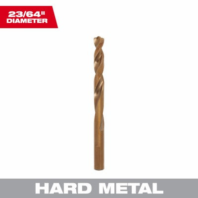 MILWAUKEE Milwaukee 48-89-2320 Cobalt Drill Bit 23/64 in 3 Pack