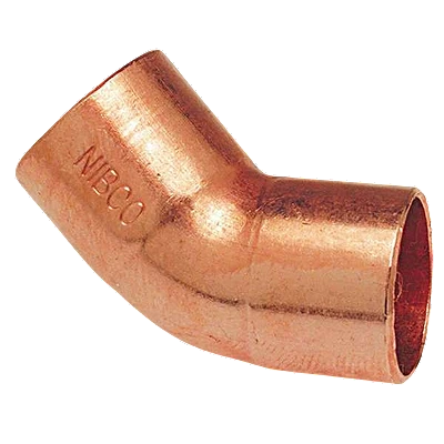 MUELLER STREAMLINE Mueller Streamline ELL00903 Wrot Copper 45 Deg Street Elbow