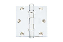 EMTEK Emtek 96414US26 Square Brass Ball Bearing Hinge Pair