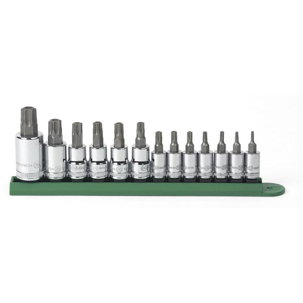 GEARWRENCH Gearwrench 80725 Torx Bit Socket Set 13 Piece T7-T60