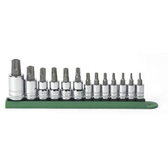 GEARWRENCH Gearwrench 80725 Torx Bit Socket Set 13 Piece T7-T60