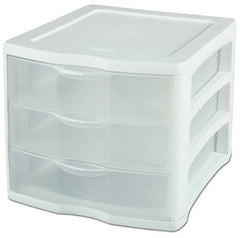 STERILITE Sterilite 17918004 3 Drawer Clearview Organizer
