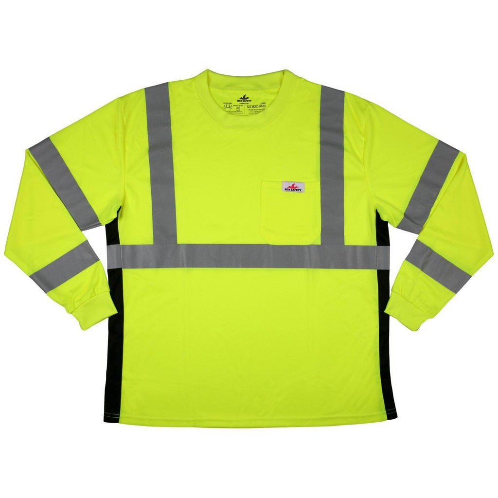 MCR SAFETY Mcr Safety LSTSCL3MLX2 Hi-vis Work Shirt 2XL Class 3