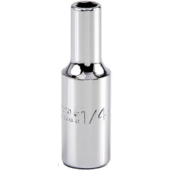 PROTO Proto J5008H Deep Hand Socket 1/4 in 6-pt 3/8 Drive