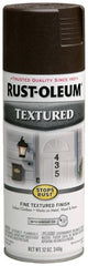 RUST-OLEUM Rust-oleum 241255 Textured Spray Paint 12 Oz Dark Brown