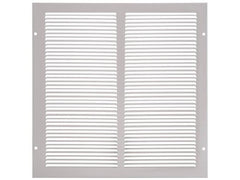 HART & COOLEY Hart Cooley 43131 Return Air Grille 14x14 White Steel