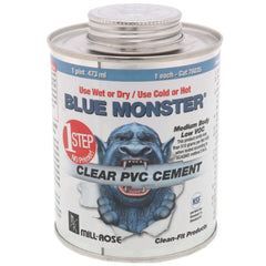 BLUE MONSTER Blue Monster 76035 Pvc Cement 1 Pint Clear
