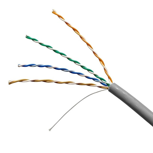 WAVENET Wavenet 5e04urgy Cat5e Bulk Cable 1000 Ft Gray Pvc