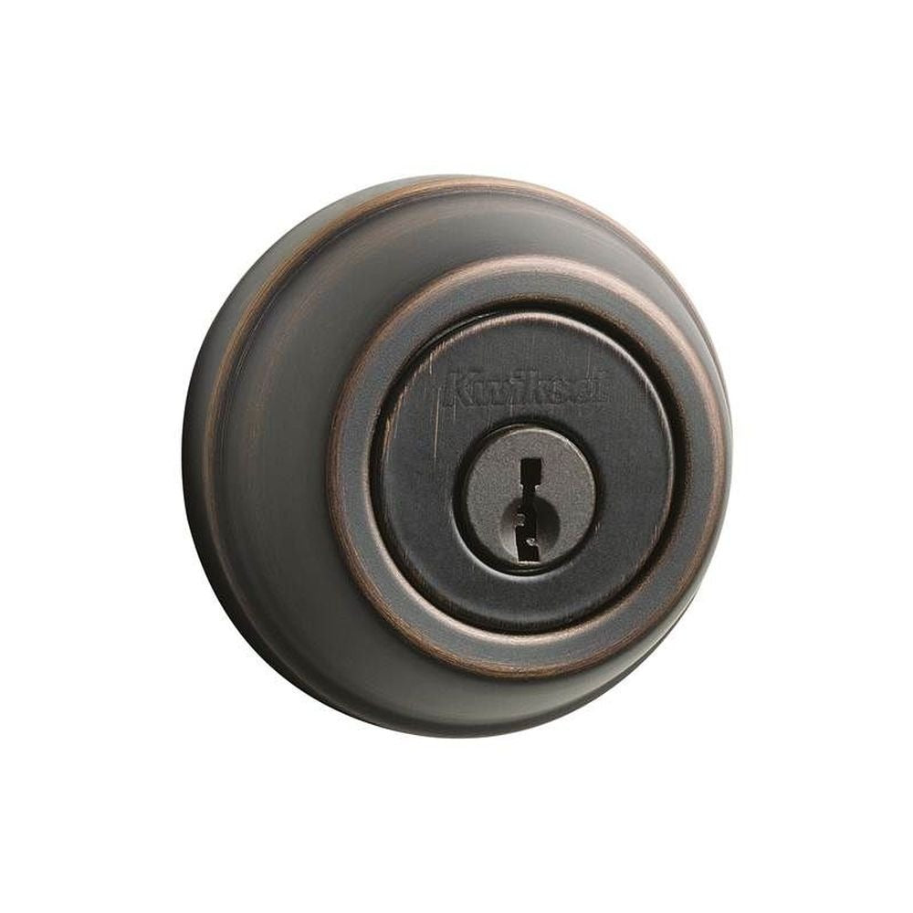 KWIKSET Kwikset 780-11P.STRKP Single Cylinder Deadbolt Venetian Bronze