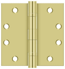 DELTANA Deltana S45BBU3 Heavy Duty Ball Bearing Hinge 4.5x4.5 Brass