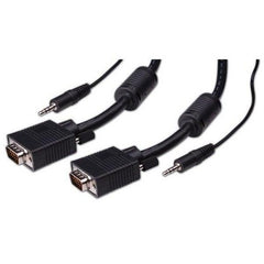 VANCO Vanco VGAA-35X Svga 3.5mm Audio Cable 35 Feet