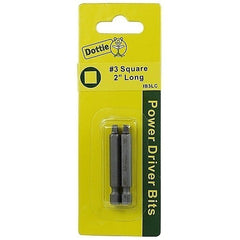 DOTTIE L H Dottie Co IB3LC 3x2 Square Drive Power Bit
